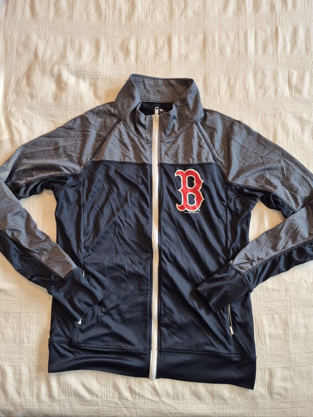 Genuine Merchandise unisex Small zip up track jacket zip close pockets EUC